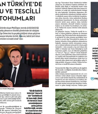 Marketing Turkiye / The First-Ever Tradable and Registered Aniseed in Turkey by Mey|Diageo